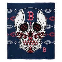 The Northwest Group Boston Red Sox 50" x 60" Candy Skull Silk Touch Throw Blanket