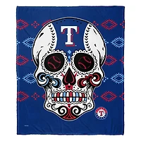 The Northwest Group Texas Rangers 50" x 60" Candy Skull Silk Touch Throw Blanket