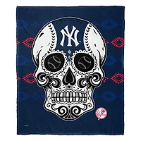 The Northwest Group New York Yankees 50" x 60" Candy Skull Silk Touch Throw Blanket