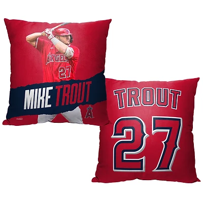 The Northwest Group Mike Trout Los Angeles Angels 16" x 16" Player Printed Throw Pillow
