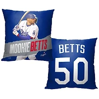 The Northwest Group Mookie Betts Los Angeles Dodgers 16" x 16" Player Printed Throw Pillow