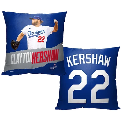 The Northwest Group Clayton Kershaw Los Angeles Dodgers 16" x 16" Player Printed Throw Pillow