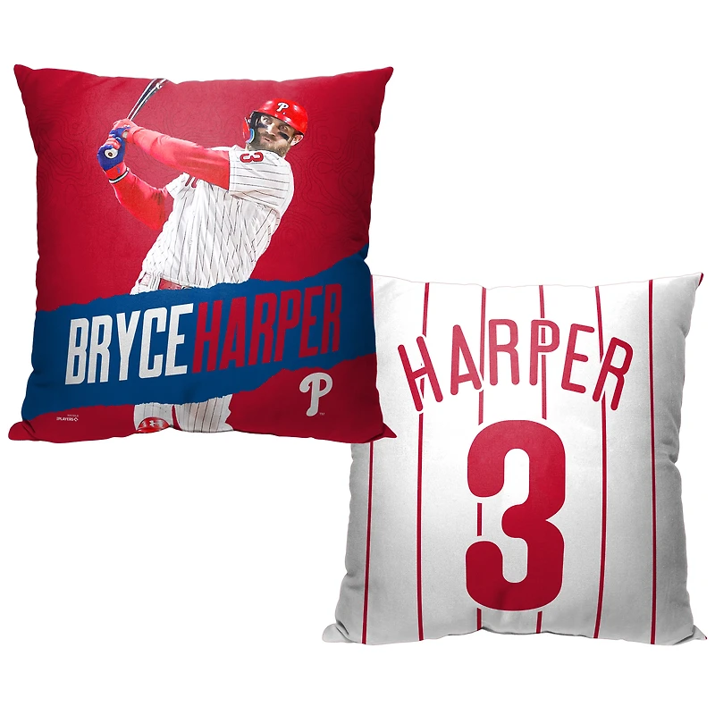 The Northwest Group Bryce Harper Philadelphia Phillies 16" x 16" Player Printed Throw Pillow