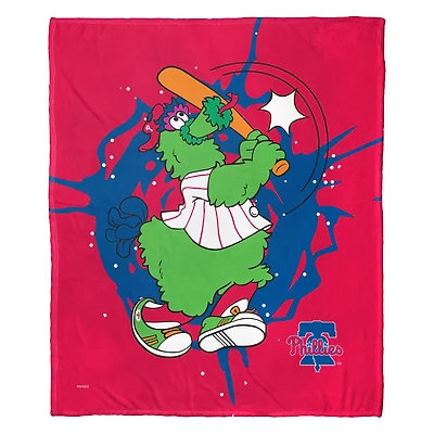 The Northwest Group Philadelphia Phillies 50" x 60" Mascot Silk Touch Throw Blanket
