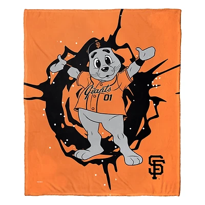 The Northwest Group San Francisco Giants 50" x 60" Mascot Silk Touch Throw Blanket