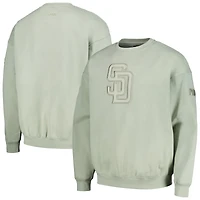 Men's Pro Standard Green San Diego Padres Neutral Drop Shoulder Pullover Sweatshirt
