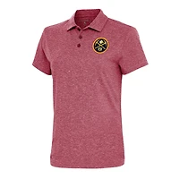 Women's Antigua  Cardinal Denver Nuggets Motivated Polo
