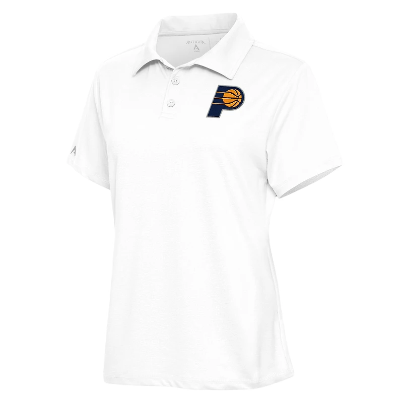 Women's Antigua  White Indiana Pacers Motivated Polo