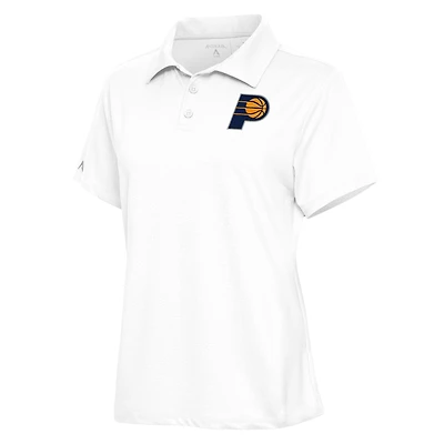 Women's Antigua  White Indiana Pacers Motivated Polo