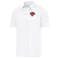 Men's Antigua  White New York Knicks Par Polo