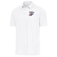 Men's Antigua  White Oklahoma City Thunder Par Polo