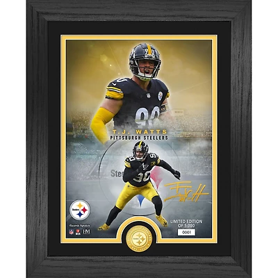 Highland Mint  Pittsburgh Steelers 13" x 16" Bronze Coin Photo Mint