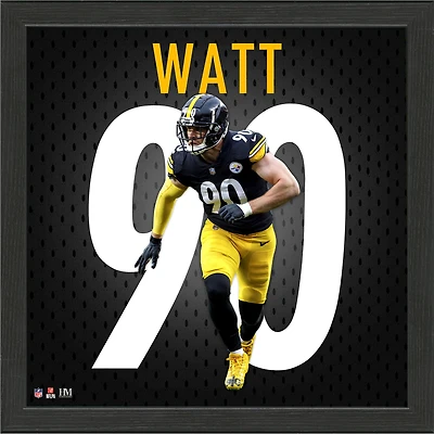 Highland Mint  Pittsburgh Steelers 13'' x 13'' Impact Jersey Framed Photo