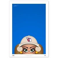 Cleveland Guardians Onion 24" x 36" Mascot Limited Edition Fine Art Print