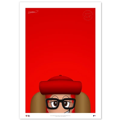 Cleveland Guardians Ketchup 14" x 20" Mascot Limited Edition Fine Art Print
