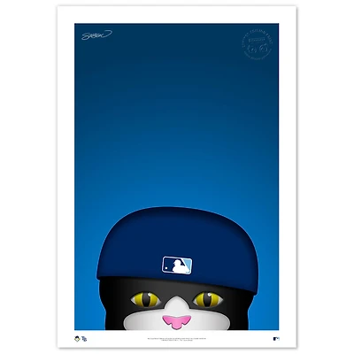 Tampa Bay Rays DJ Kitty 14" x 20" Mascot Limited Edition Fine Art Print
