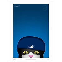 Tampa Bay Rays DJ Kitty 14" x 20" Mascot Limited Edition Fine Art Print