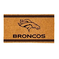 Denver Broncos 16" x 28" Coir Logo Doormat