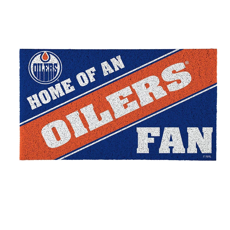 Edmonton Oilers 16" x 28" Coir Logo Doormat