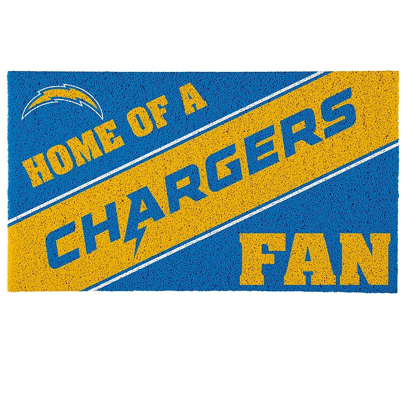 Los Angeles Chargers 16" x 28" Coir Logo Doormat