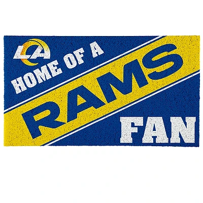 Los Angeles Rams 16" x 28" Coir Logo Doormat