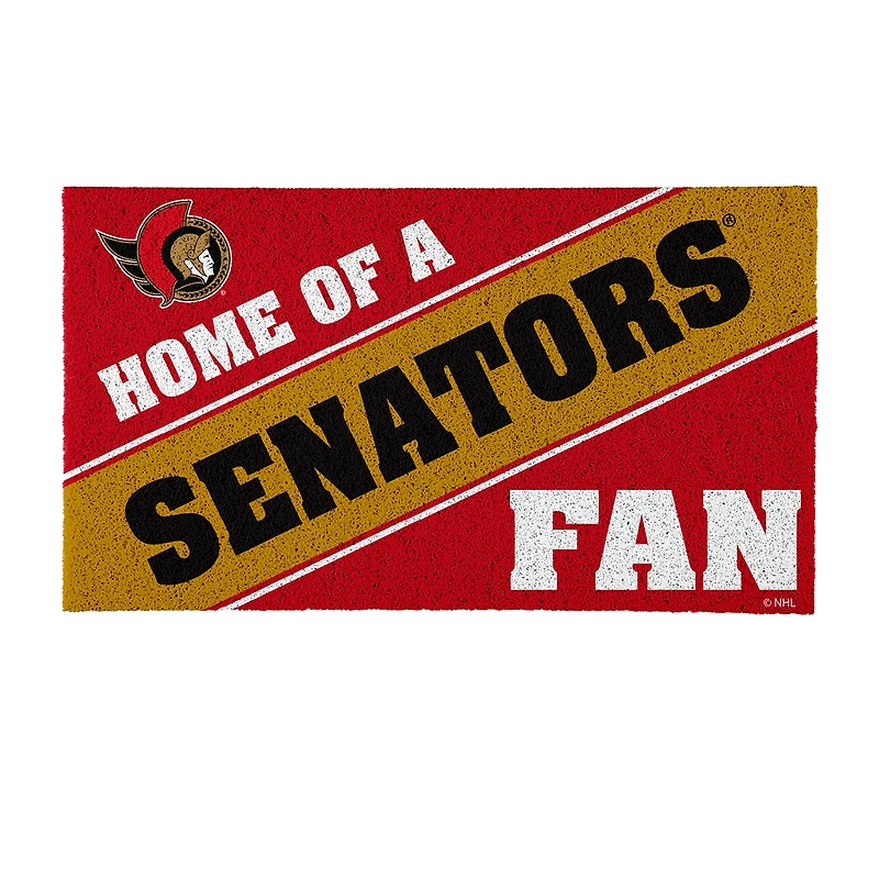 Ottawa Senators 16" x 28" Coir Logo Doormat
