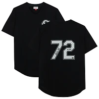Carlton Fisk Chicago White Sox Autographed Mitchell & Ness Authentic Batting Practice Jersey with "HOF 2000" Inscription