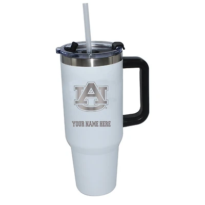 The Memory Company  Auburn Tigers Personalized White 40oz. Colossal Tumbler
