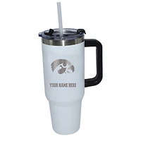 The Memory Company  Iowa Hawkeyes Personalized White 40oz. Colossal Tumbler