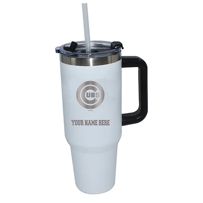 The Memory Company  Chicago Cubs Personalized White 40oz. Colossal Tumbler