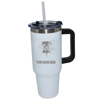 The Memory Company  Philadelphia Phillies Personalized White 40oz. Colossal Tumbler