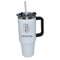 The Memory Company  San Diego Padres Personalized White 40oz. Colossal Tumbler