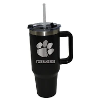 The Memory Company  Clemson Tigers Personalized Black 40oz. Colossal Tumbler