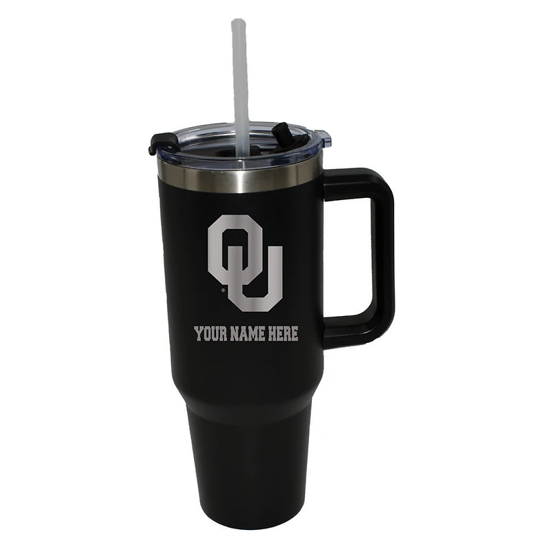 The Memory Company  Oklahoma Sooners Personalized Black 40oz. Colossal Tumbler