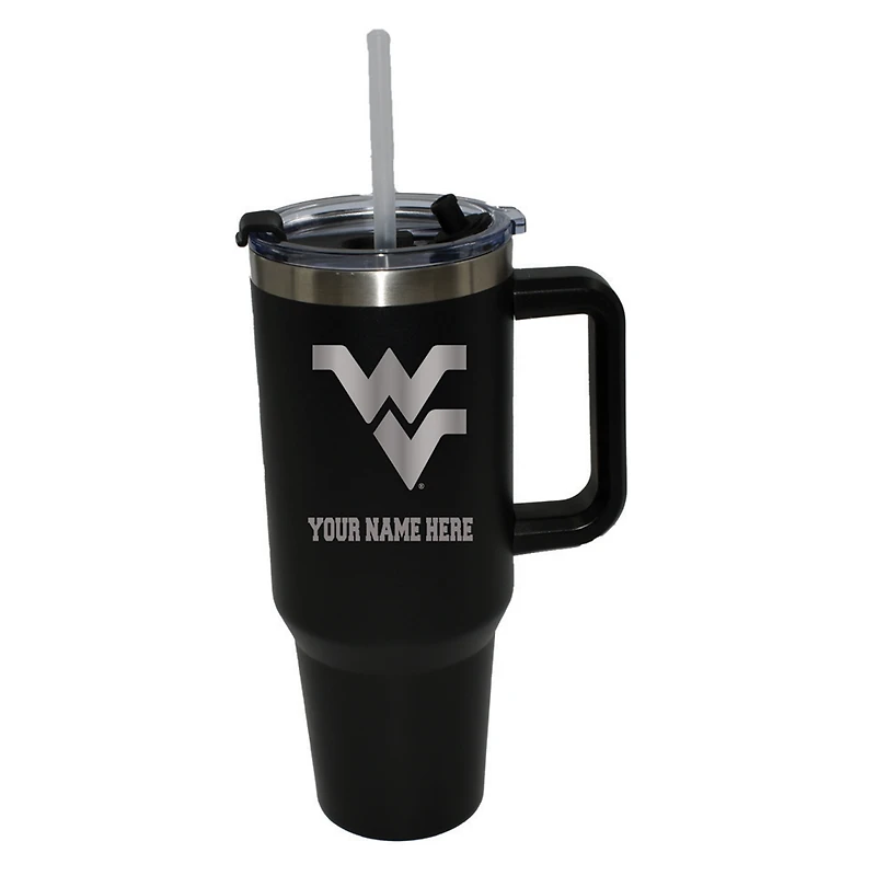 The Memory Company  West Virginia Mountaineers Personalized Black 40oz. Colossal Tumbler