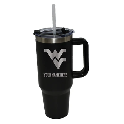 The Memory Company  West Virginia Mountaineers Personalized Black 40oz. Colossal Tumbler