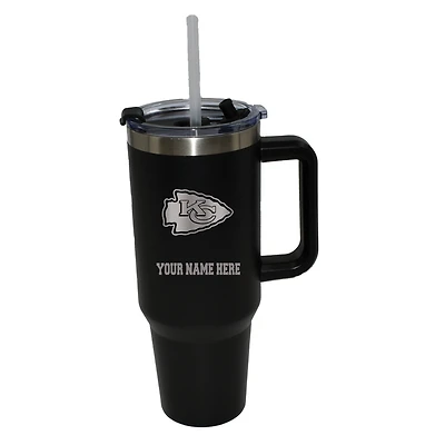 The Memory Company  Kansas City Chiefs Personalized Black 40oz. Colossal Tumbler