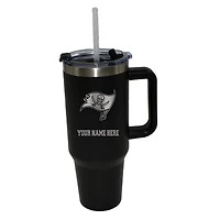The Memory Company  Tampa Bay Buccaneers Personalized Black 40oz. Colossal Tumbler