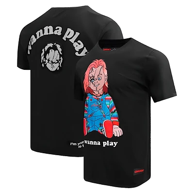 Men's Freeze Max Black Chucky Fall 2 Horror Behead T-Shirt