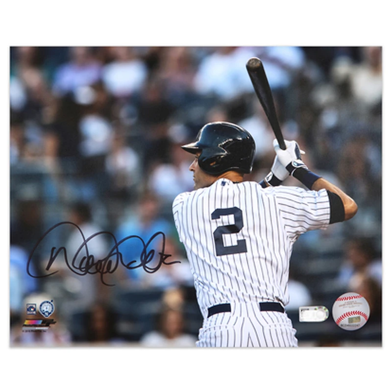 Derek Jeter New York Yankees Autographed 8" x 10" Hitting Photograph
