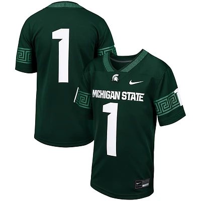 Youth Nike # Michigan State Spartans Football Game Jersey