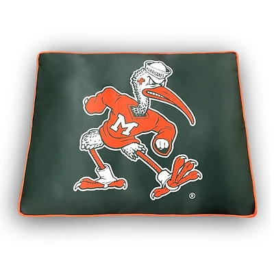 Miami Hurricanes 26" x 34" Pillow Top Pet Bed
