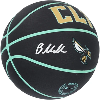 Brandon Miller Charlotte Hornets Autographed Wilson City Edition Collectors Basketball