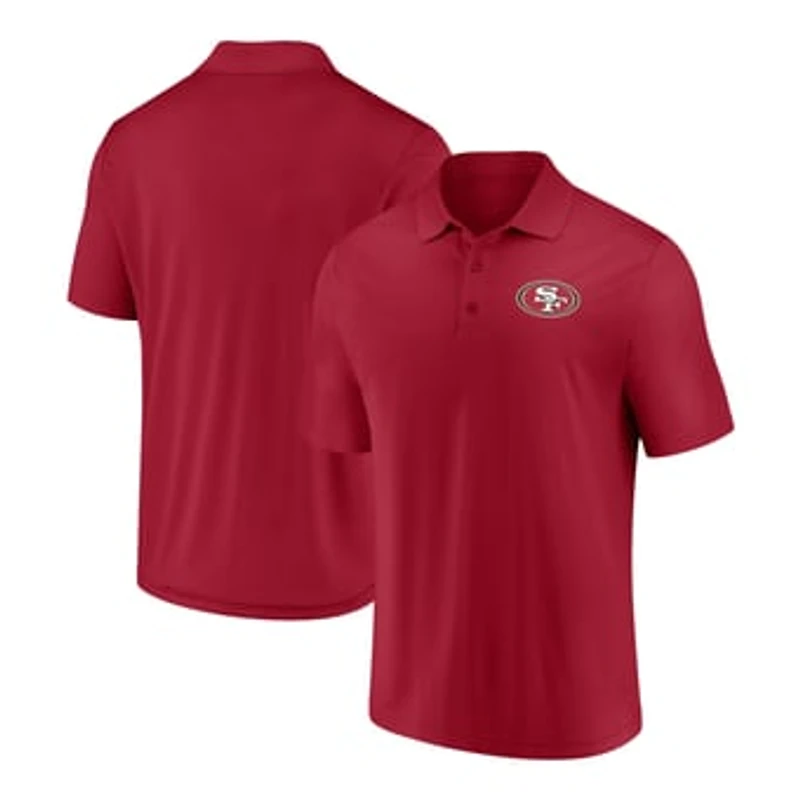 Men's Fanatics Scarlet San Francisco 49ers Component Polo