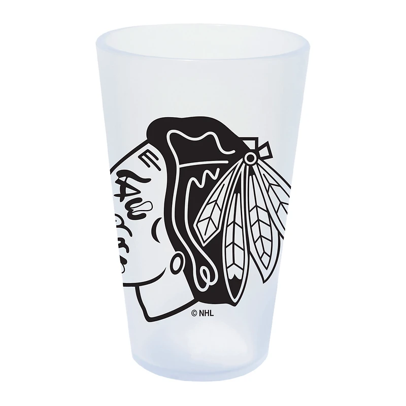 WinCraft Chicago Blackhawks 16oz. Icicle Silicone Pint Glass