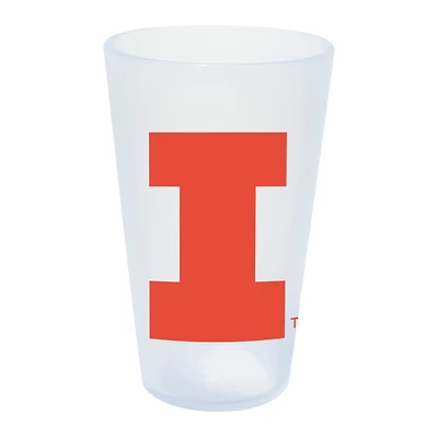 WinCraft Illinois Fighting Illini 16oz. Icicle Silicone Pint Glass