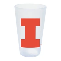 WinCraft Illinois Fighting Illini 16oz. Icicle Silicone Pint Glass