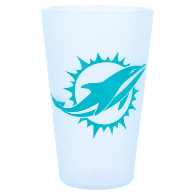 WinCraft Miami Dolphins 16oz. Icicle Silicone Pint Glass