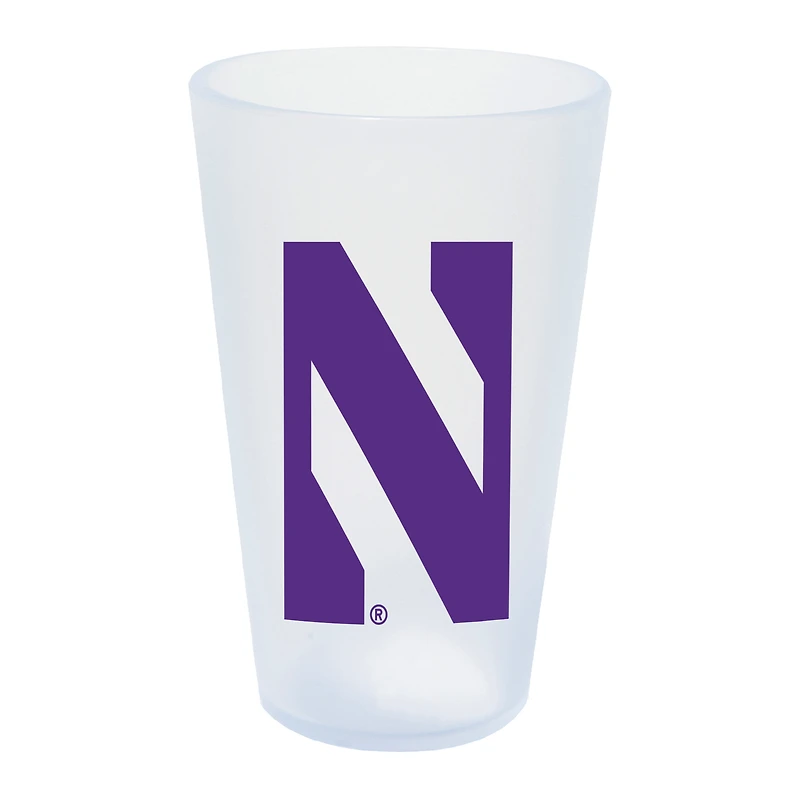 WinCraft Northwestern Wildcats 16oz. Icicle Silicone Pint Glass