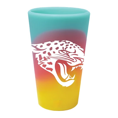 WinCraft Jacksonville Jaguars 16oz. Fashion Silicone Pint Glass